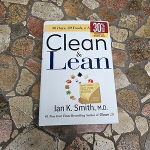 Dr. Ian K. Smith "Clean & Lean" Book, Hardcover Book, Meal Plan & Exercise
